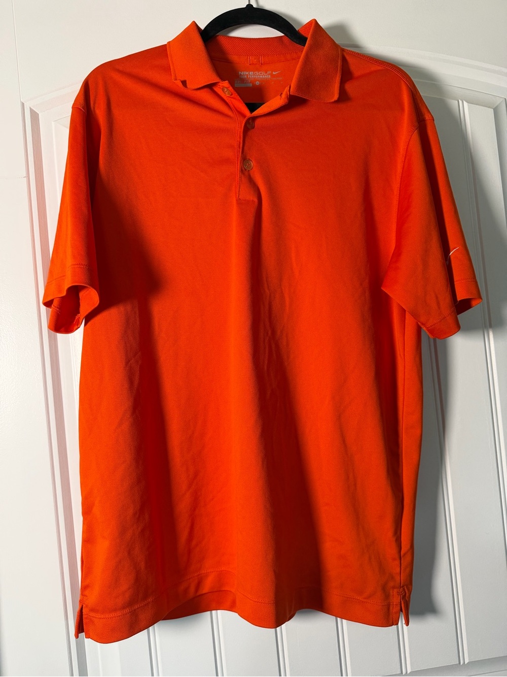 Nike Golf Tour Performance Dri FIT Polo Shirt Men’s Medium Orange